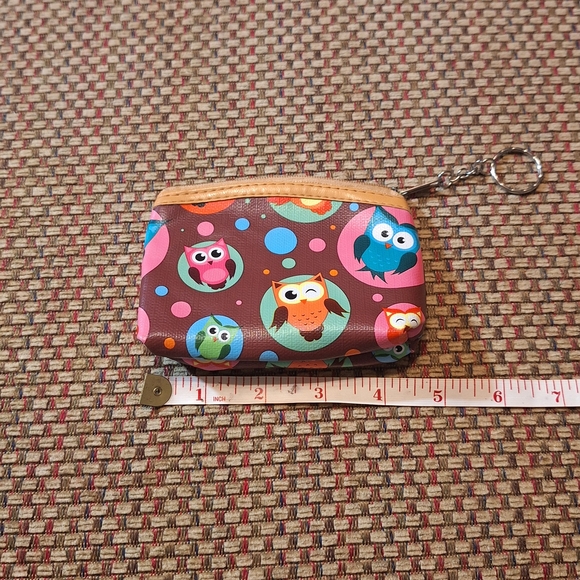 Accessories - Colorful Owl Coin Purse with Keychain Bundle 2 For $10